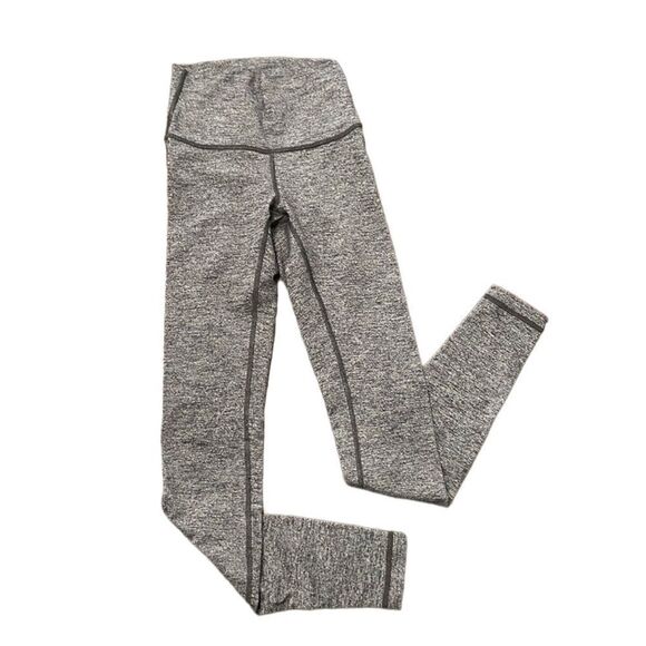 🩰 Lululemon High Rise Align Full-Length Leggings - Size 2 - Gray Heather… - Picture 2 of 5